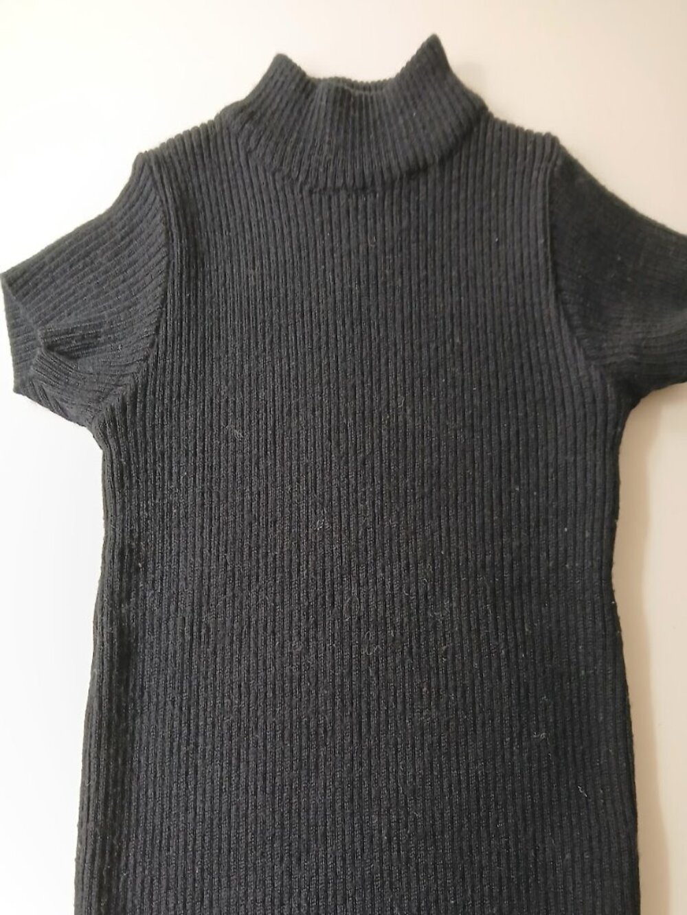 BONPOINT Wool Short Sleeve Mock Turtleneck Sweater - kids - 2